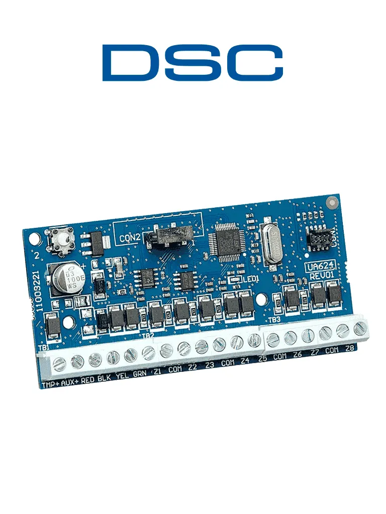 Expansor de 8 zonas DSC HSM2108 para sistemas PowerSeries Neo