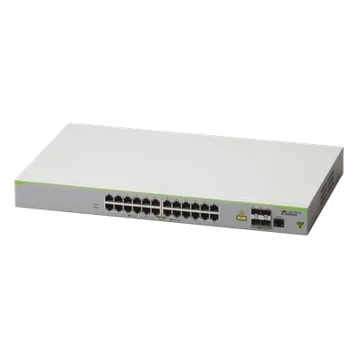 Switch Administrable CentreCOM FS980M, Capa 3 de 24 Puertos 10/100 Mbps + 4 SFP Gigabit