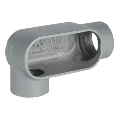 Caja Condulet Tipo LR / 1" / Aluminio libre de cobre / Compatible Forma 7 / Aprobado lugares húmedos / 0.03 m (1 ft)