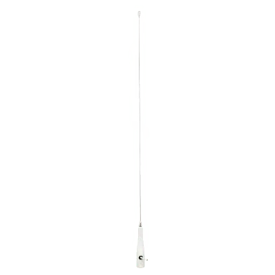 Antena Marina VHF / Látigo Acero Inoxidable / 3 dB / 50 W / Cable RG-58 4.5 m (15 ft) / 1.12 m (3.7 ft)