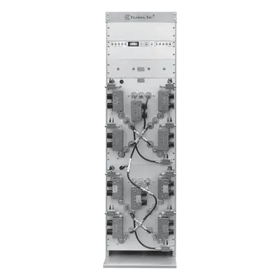 Combinador de RF en Rack 19" / 746-806 MHz y 800-869 MHz / 4 Canales / 8" (20.3 cm) de Diámetro / 250 kHz / 150 W / N Hembra