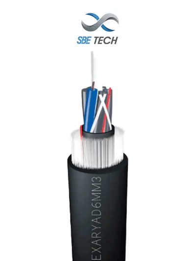 SBE TECH FOEXARGYAD12MM3 - Fibra óptica MULTIMODO con armadura dieléctrica 12 hilos.(Precio por metro) 1 pieza = 1 metro, la venta es en múltiplos de 100 metros.