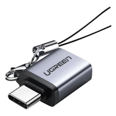 Adaptador USB-C 3.1 a USB 3.0 A / OTG / 5 Gbps / Aluminio / 10,000 Inserciones
