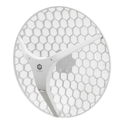 CPE Exterior Punto a Punto / Wi-Fi 6 / Antena 27 dBi / Alcance 30 km (98,425 ft) / PoE Pasivo 12-28V / IP66 / -40°C a 70°C