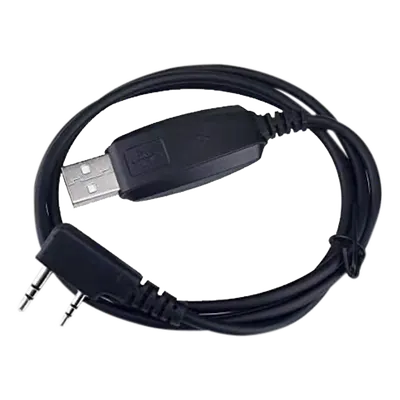 Cable de programación TX PRO W13K con conectores duales para radio