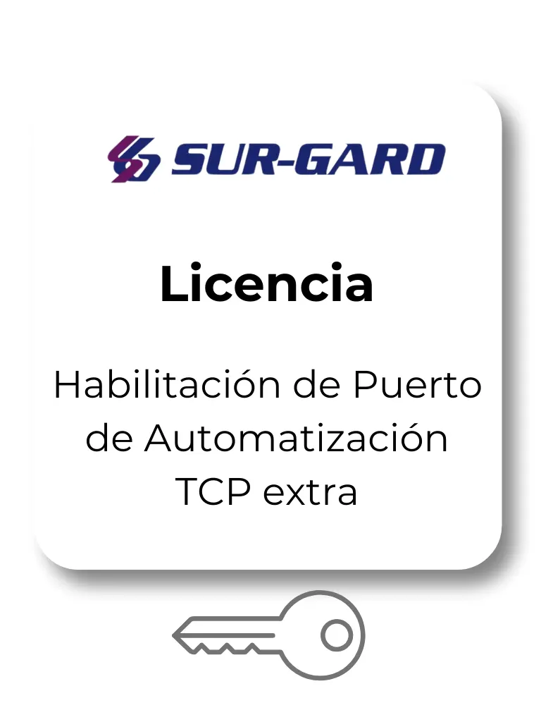 DSC SGCPM5AUTO - Licencia de habilitación de puerto de automatización TCP extra (Máximo 3por CPM5)