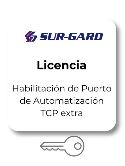 DSC SGCPM5AUTO - Licencia de habilitación de puerto de automatización TCP extra (Máximo 3por CPM5)