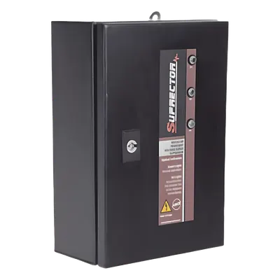 Supresor de Picos Clase B / 127/220 Vca / 2 Fases / 60 kA / Protección L-L / NEMA 4 / 30x20x12 cm (12x8x5 in)