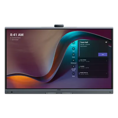 Centro de Colaboración Inteligente / Pantalla 4K UHD 65'' / Triple Cámara 50 MP / Zoom Híbrido 16x / Audio AI 12 m (39.4 ft) / 20 Puntos Táctiles / Wi-Fi 6