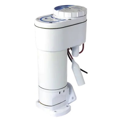 Bomba para Sanitario / Conversión Manual a Eléctrico 12 Vcd / Macerador Acero Inoxidable / Autocebante 0.6 m (2 pies)
