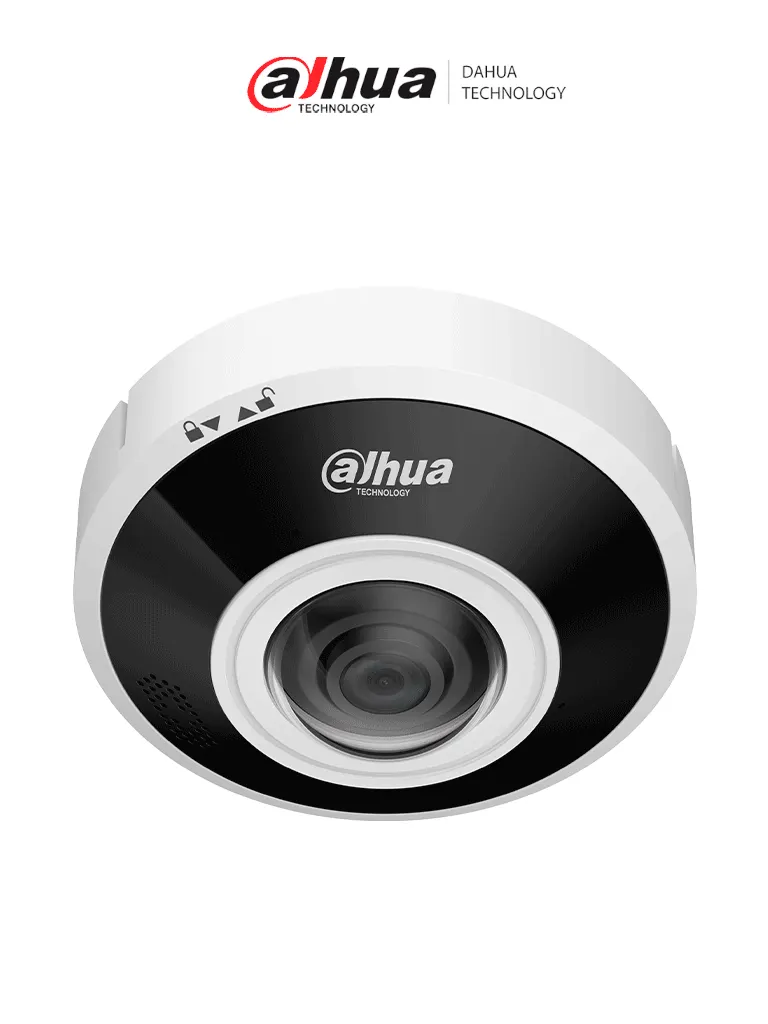 Cámara IP fisheye Dahua DH-IPC-EBW5641-AS de 6 MP con WizMind
