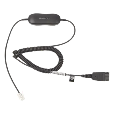 Cable para auricular y teléfono Jabra GN-1200-C con ajuste de 8 posiciones