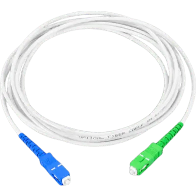 Jumper de Fibra Óptica / Monomodo G.657A2 / Simplex SC/APC-SC/UPC / 3 mm / 2 m (6.6 ft)
