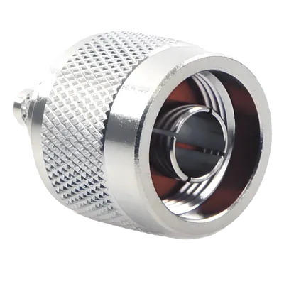Conector coaxial N macho RF Industries RFN-1005-C1 para cable RG-142/U