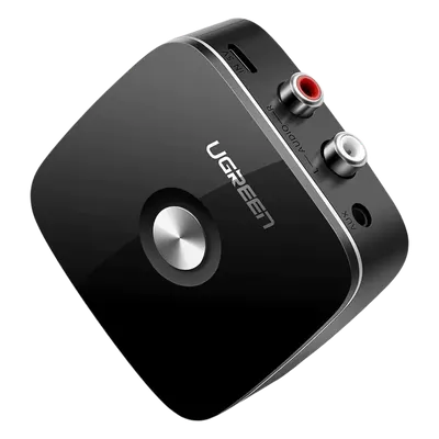 Receptor de audio Bluetooth UGREEN 30445 con salidas 3.5 mm y RCA