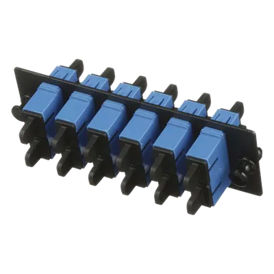 Placa acopladora PANDUIT FAP6WBUDSCZ para 12 fibras monomodo