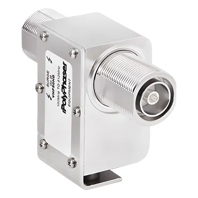Protector Coaxial RF / 100-512 MHz / 750 W RMS / DIN Hembra / IP67 / -50°C a +85°C