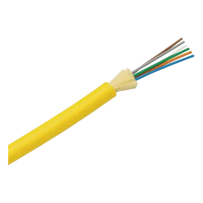 Cable de fibra óptica PANDUIT FSDR906Y OS2 de 6 hilos para interior