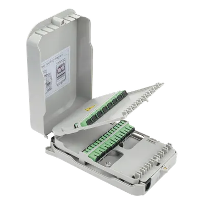 Caja terminal de fibra óptica FIBERHOME FTB-523-SCA para 16 salidas drop