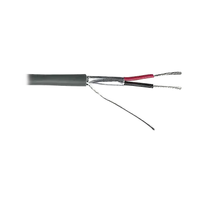 Cable para alarma VIAKON 9222 blindado, 2 conductores 18 AWG