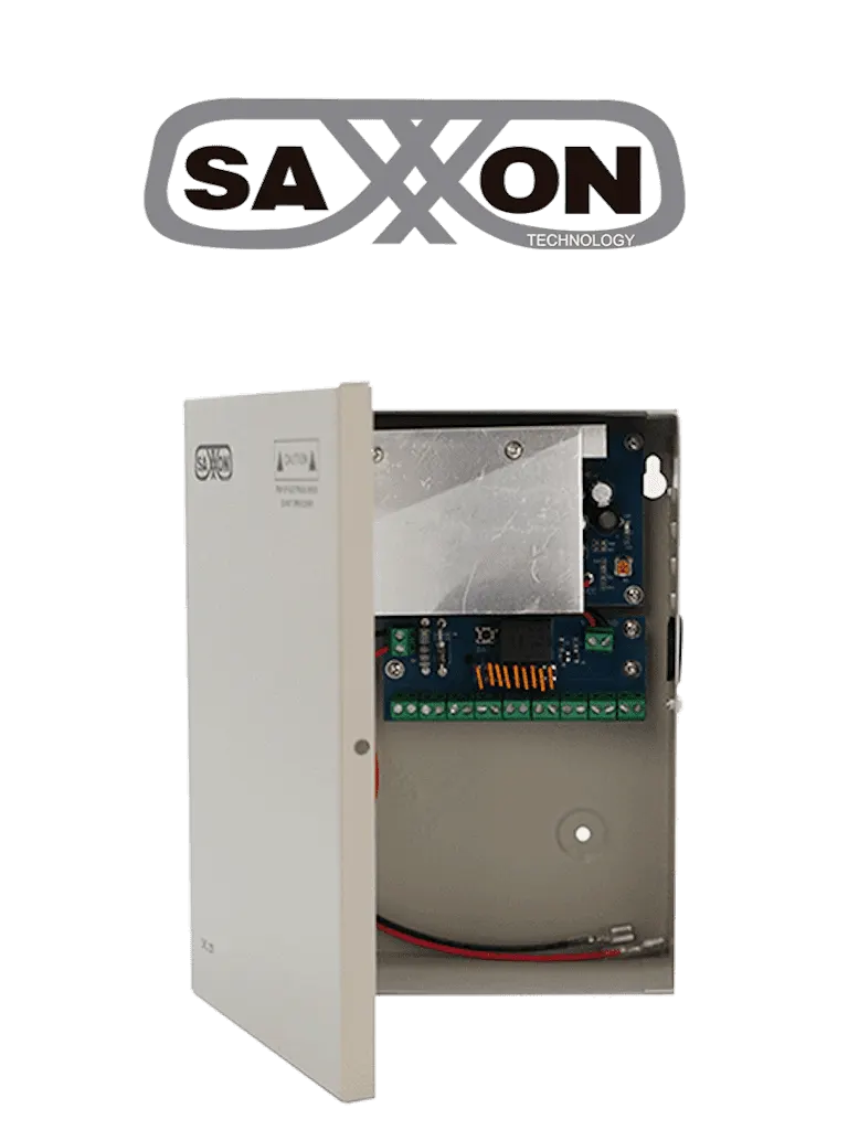Fuente de poder SAXXON SX-10A-9CH-B de 12 VCD y 9 canales