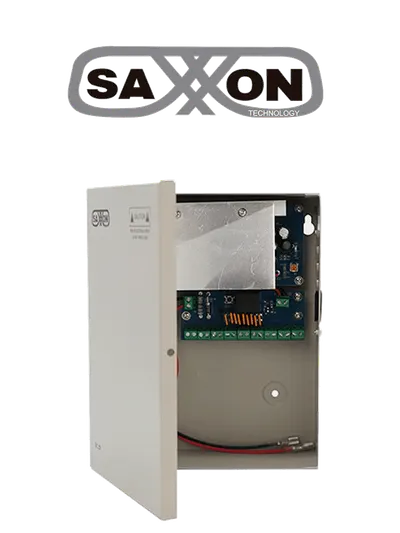 SAXXON SX10A9CHB - Fuente de Poder Profesional 12 VCD / 10 Amperes / 9 Canales / 1.1 Amperes por Canal / Compatible con Bateria de Respaldo ( No incluida ) / Protección contra Sobrecargas /