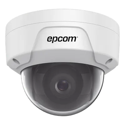 Cámara domo IP EPCOM XD41H de 4 MP con visión nocturna de 30 m