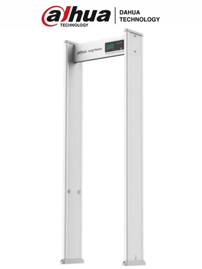 Dahua ISC-D109L Arco detector de Metales con 9 Zonas de Detección, 400 Niveles de Sensibilidad por Zona, Contador de Personas y Alarmas, Luz Indicadora