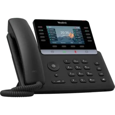 Teléfono IP Empresarial Multifuncional Yealink T74W con Wi-Fi 6 Bluetooth 5.0 y Pantalla a Color de 4.3 Pulgadas