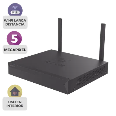 Grabador NVR EZVIZ CSX5S/4W para 4 cámaras IP de hasta 5 MP