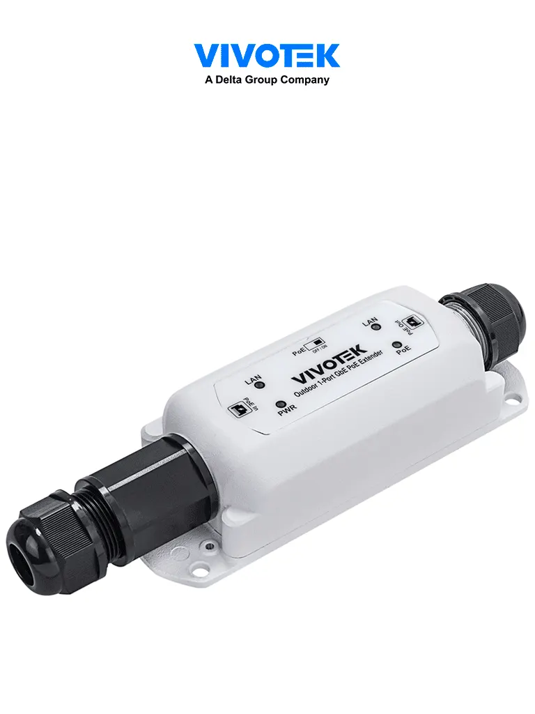 Extensor PoE para exterior VIVOTEK AP-GXC-0150 Gigabit y hasta 68 W