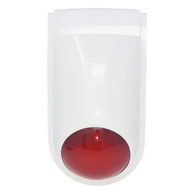 Sirena estrobo SFIRE SF-06R de 110 dB para interior y exterior