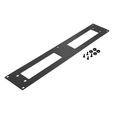 Tapa Frontal para Repetidor / Aluminio Calibre 11 / 2U Rack / Interior / Radios Series 102 y 302