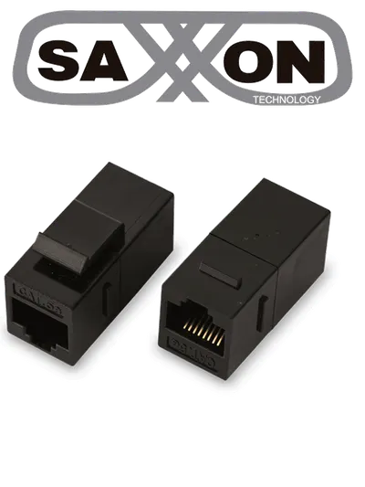 Cople RJ45 SAXXON M225 hembra a hembra para cable CAT 5e