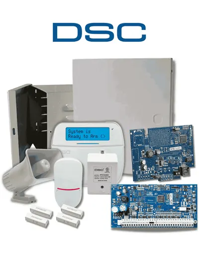 Kit de alarma DSC NEO-LCD-SIRENA-IP-SB con comunicador IP y sirena