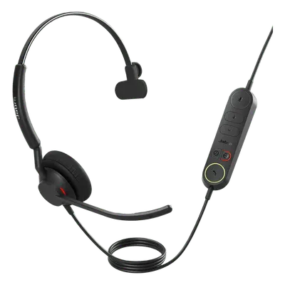 Diadema Jabra Engage 40 Mono UC con conexión USB-A y USB-C