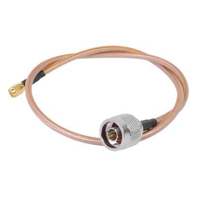 Cable coaxial / RG-142/U / N Macho a SMA Macho Inverso / 100 cm (3.28 ft) / Hasta 8 GHz
