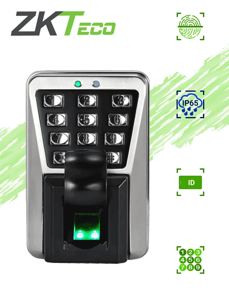 Terminal de control de acceso ZKTeco MA500 con TCP/IP e IP65
