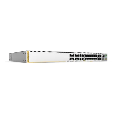 Switch Capa 3 Stackeable / 20x 10/100/1000 Mbps / 4x 100M/1G/2.5/5G-T / 4x SFP+ 10G / 160 Gbps / 119 Mpps / Fuente Redundante