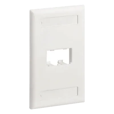 Placa de pared vertical PANDUIT CFPL2IWY de 2 puertos Mini-Com