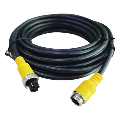 Cable Extensor para Videovigilancia Móvil / 7 m (23 ft) / Conector Tipo Aviación / Transmisión Triple VVA / Analógico y AHD