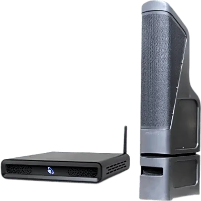 Sistema Audio Exterior / Amplificador 2 Canales 100W / Torre Line Array 200W / HDMI eARC / Bluetooth 5.3 / IP56 / 9.1 m (30 ft)