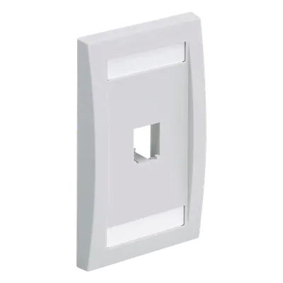 Placa de pared vertical PANDUIT CFPE1WHY de 1 puerto Mini-Com