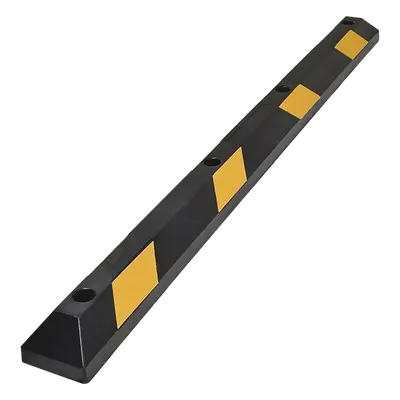 Tope vehicular AccessPRO AC-183TV de caucho rígido y 183 cm