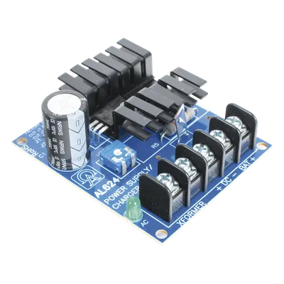 Fuente de poder con respaldo ALTRONIX AL-624, salida seleccionable