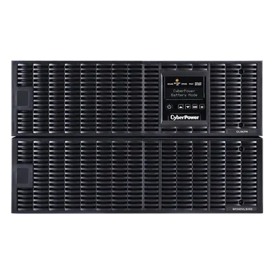 UPS Online Doble Conversión / 8000 VA / 8000 W / Salida 200-240 VAC / Onda Senoidal Pura / Rack 6U o Torre / Terminales Hardwired / 3 Tomas NEMA L6-30R