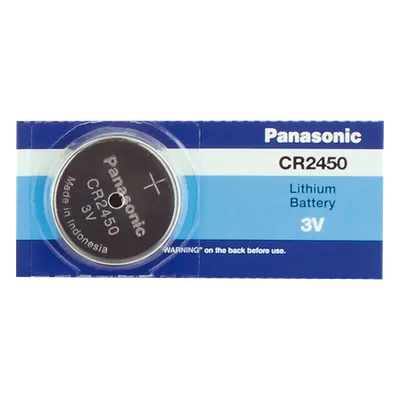 Batería de Litio tipo Moneda 3V / CR2450 ( Batería no recargable )