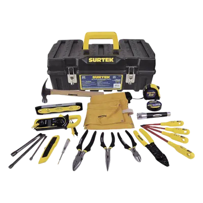 Juego de herramientas para electricista SURTEK SYS125411, 21 piezas