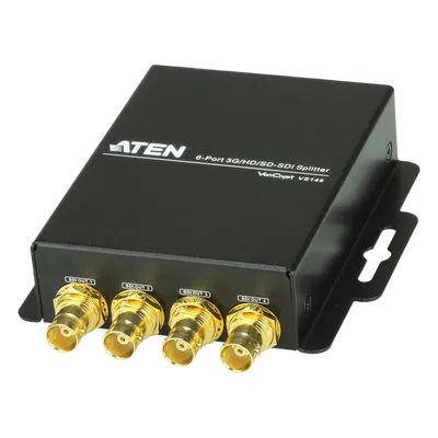 Distribuidor 3G-SDI / 6 Puertos / 2.97 Gbps / Ecualización Automática / 300 m (984 pies)