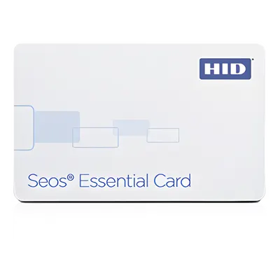 Tarjeta de Acceso Dual / SEOS Essential + Prox / 13.56 MHz y 125 kHz / PVC Resistente / Impresión Doble Cara / Formato H10301 26 Bits